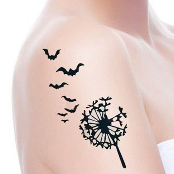 Freehand watercolor butterfly dandelion tattoo by Mentjuh on DeviantArt